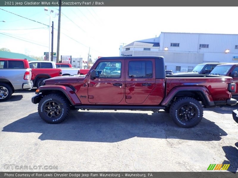 Snazzberry Pearl / Black 2021 Jeep Gladiator Willys 4x4