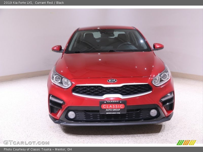 Currant Red / Black 2019 Kia Forte LXS