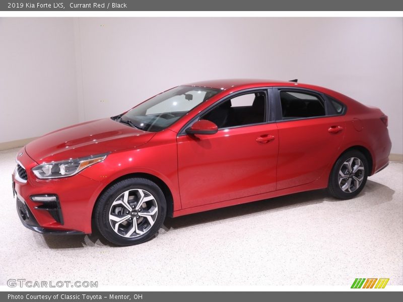 Currant Red / Black 2019 Kia Forte LXS