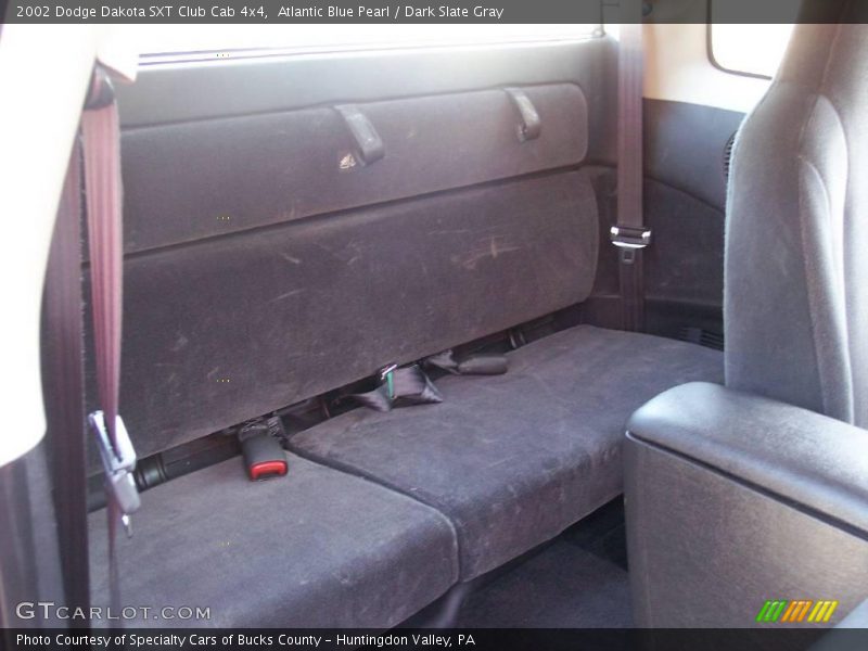 Atlantic Blue Pearl / Dark Slate Gray 2002 Dodge Dakota SXT Club Cab 4x4