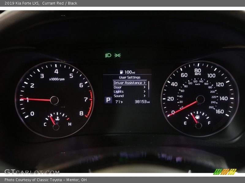 Currant Red / Black 2019 Kia Forte LXS