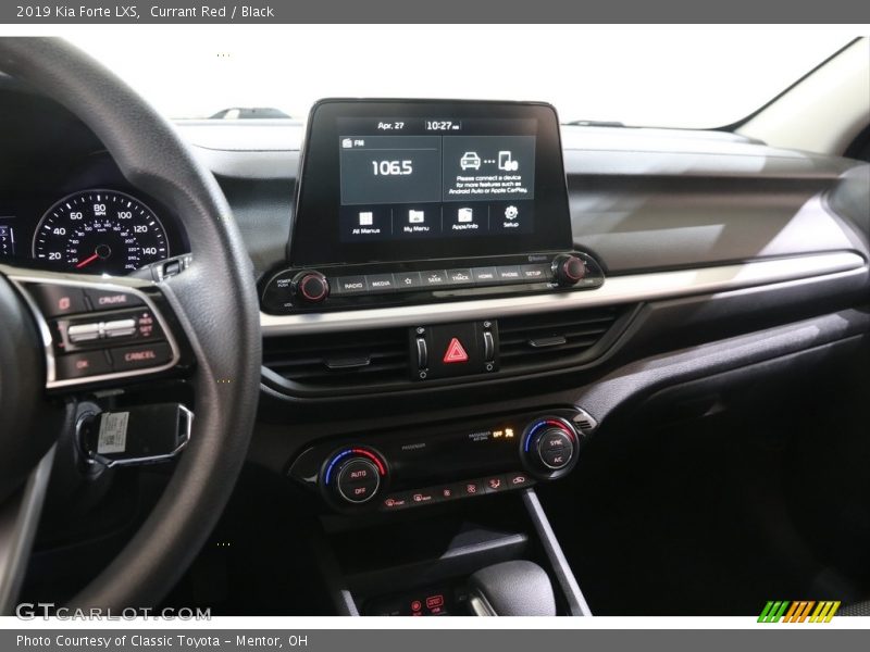 Currant Red / Black 2019 Kia Forte LXS