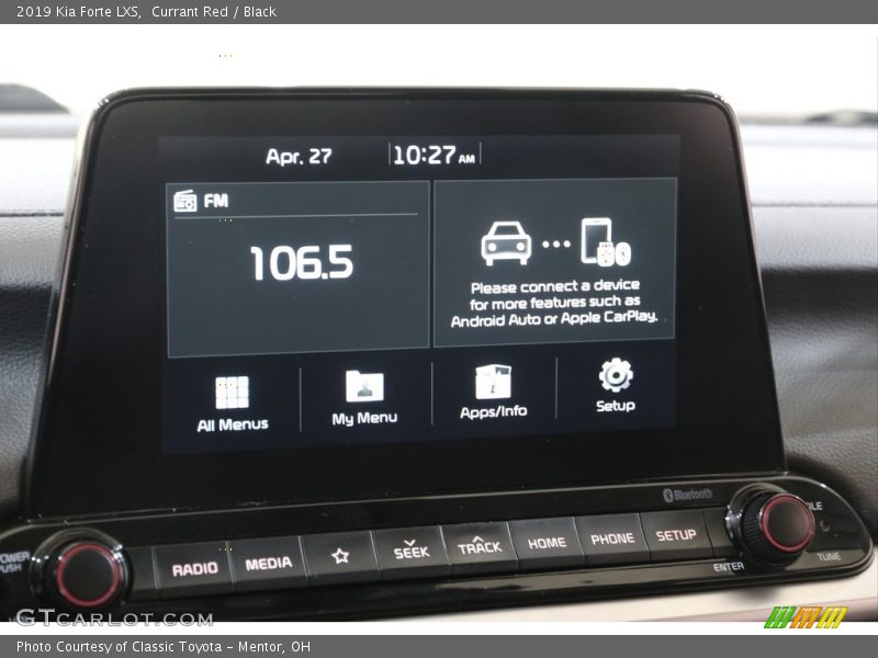 Currant Red / Black 2019 Kia Forte LXS