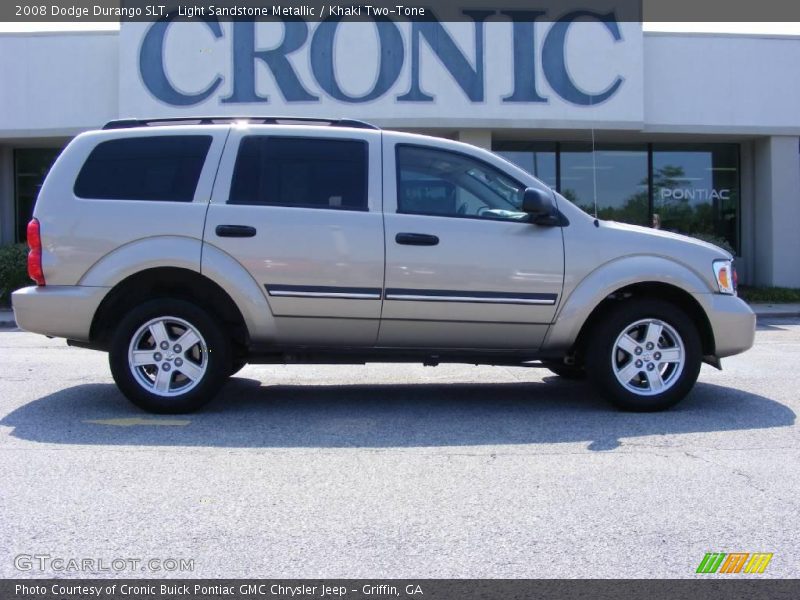 Light Sandstone Metallic / Khaki Two-Tone 2008 Dodge Durango SLT