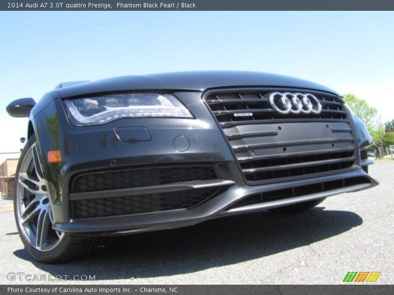 Phantom Black Pearl / Black 2014 Audi A7 3.0T quattro Prestige