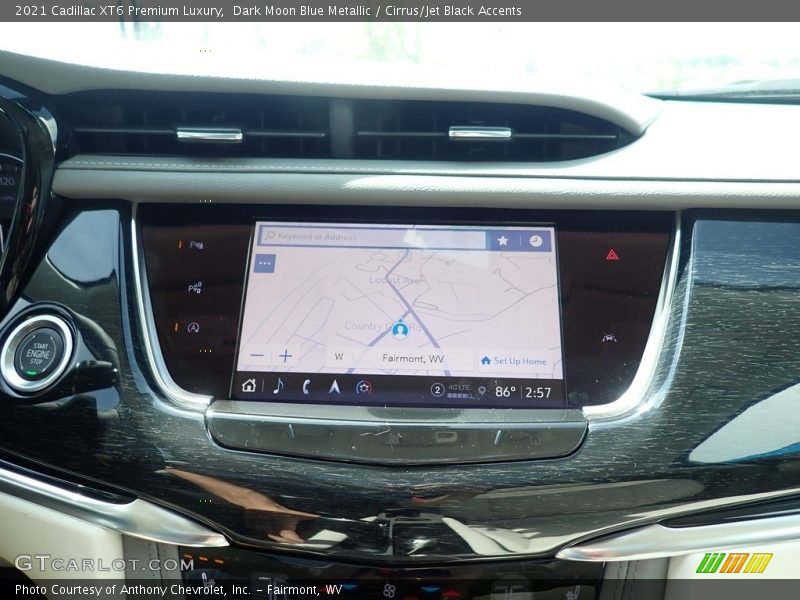 Dark Moon Blue Metallic / Cirrus/Jet Black Accents 2021 Cadillac XT6 Premium Luxury