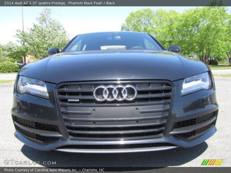 Phantom Black Pearl / Black 2014 Audi A7 3.0T quattro Prestige