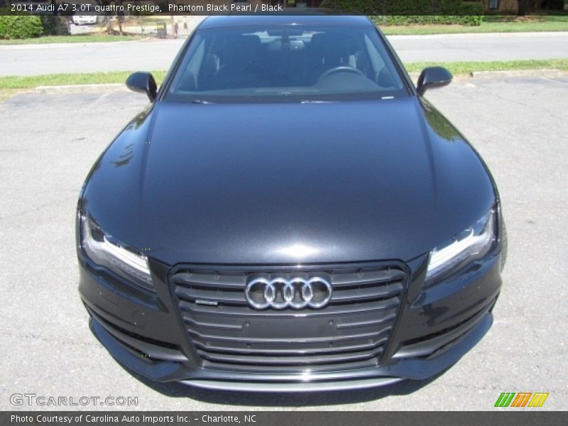 Phantom Black Pearl / Black 2014 Audi A7 3.0T quattro Prestige