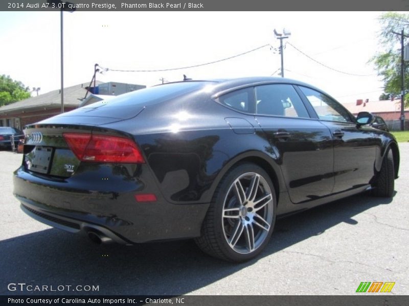 Phantom Black Pearl / Black 2014 Audi A7 3.0T quattro Prestige