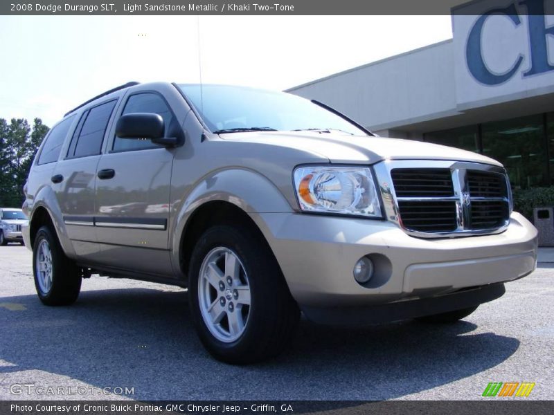 Light Sandstone Metallic / Khaki Two-Tone 2008 Dodge Durango SLT
