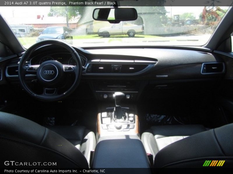 Phantom Black Pearl / Black 2014 Audi A7 3.0T quattro Prestige