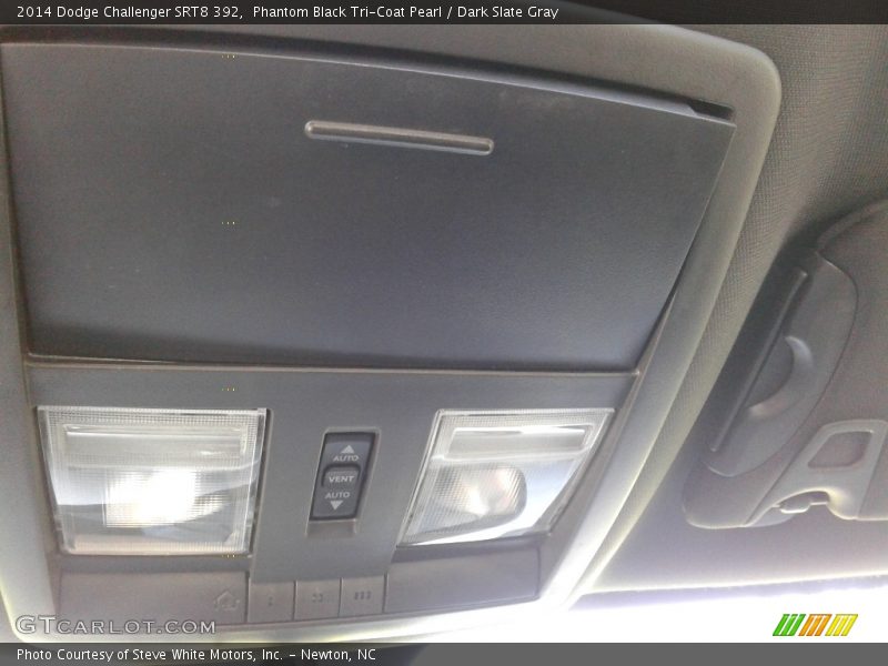 Phantom Black Tri-Coat Pearl / Dark Slate Gray 2014 Dodge Challenger SRT8 392