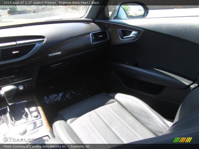 Phantom Black Pearl / Black 2014 Audi A7 3.0T quattro Prestige