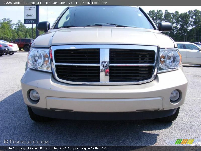 Light Sandstone Metallic / Khaki Two-Tone 2008 Dodge Durango SLT