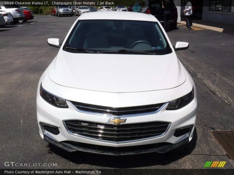 Champagne Silver Metallic / Jet Black 2016 Chevrolet Malibu LT