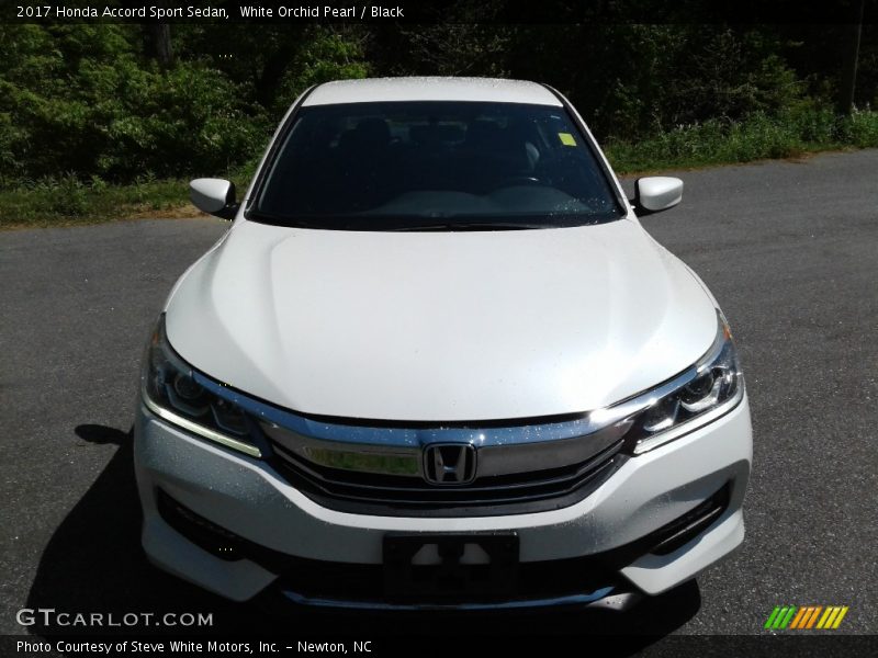 White Orchid Pearl / Black 2017 Honda Accord Sport Sedan