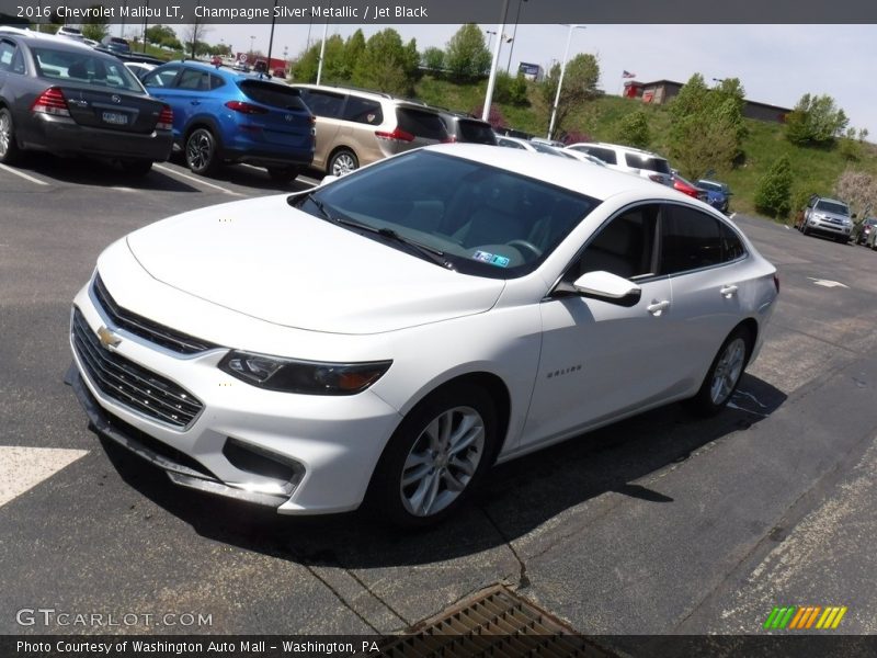 Champagne Silver Metallic / Jet Black 2016 Chevrolet Malibu LT