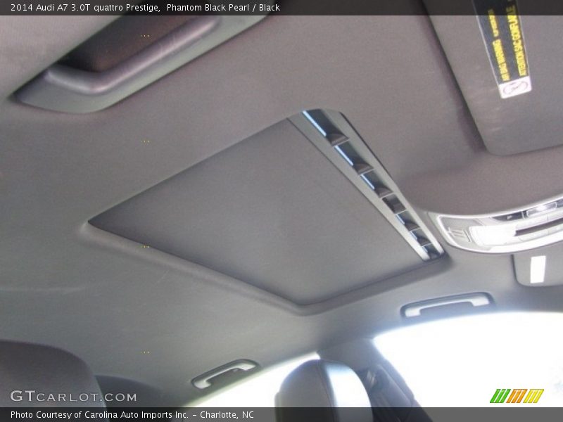 Phantom Black Pearl / Black 2014 Audi A7 3.0T quattro Prestige