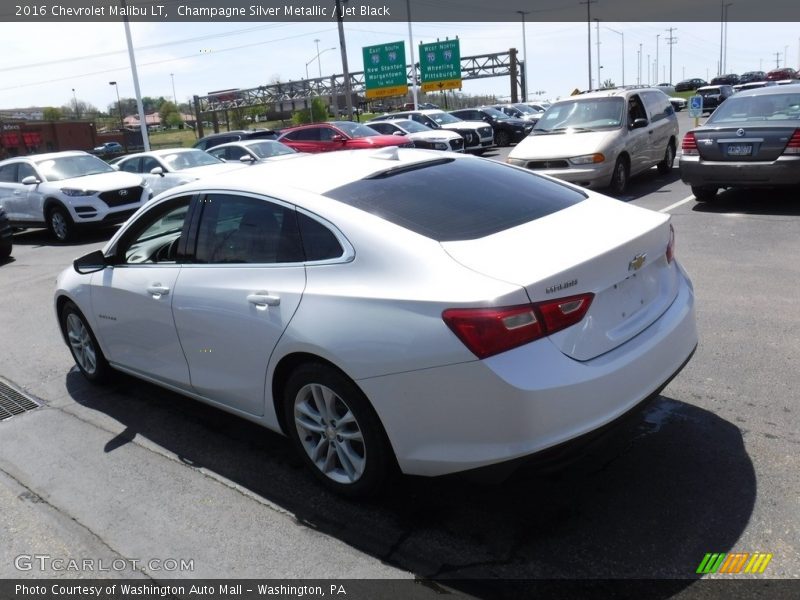 Champagne Silver Metallic / Jet Black 2016 Chevrolet Malibu LT