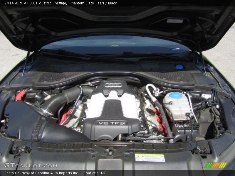Phantom Black Pearl / Black 2014 Audi A7 3.0T quattro Prestige