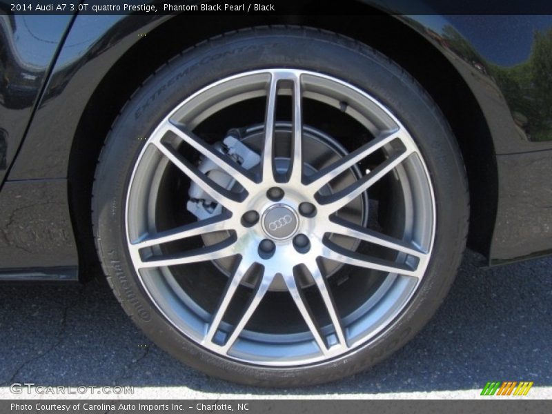 Phantom Black Pearl / Black 2014 Audi A7 3.0T quattro Prestige