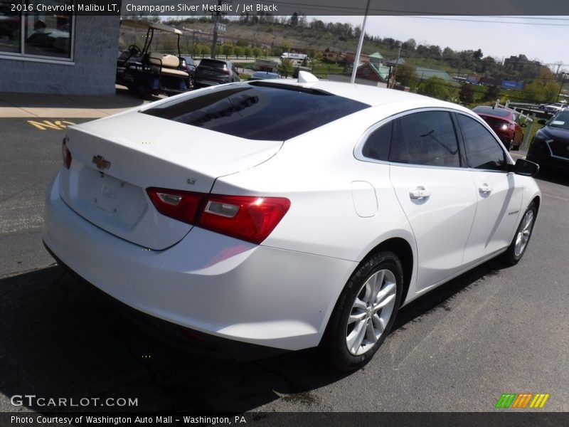 Champagne Silver Metallic / Jet Black 2016 Chevrolet Malibu LT