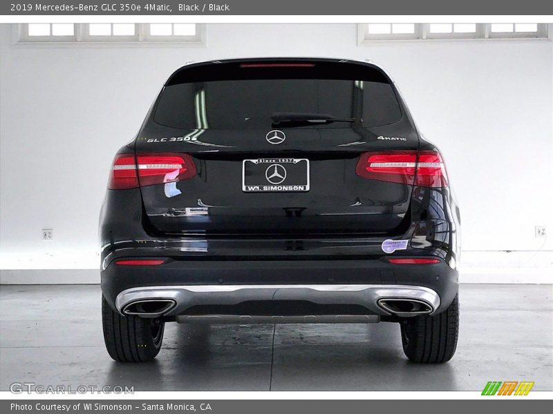 Black / Black 2019 Mercedes-Benz GLC 350e 4Matic