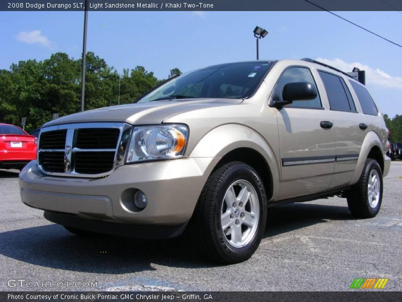 Light Sandstone Metallic / Khaki Two-Tone 2008 Dodge Durango SLT