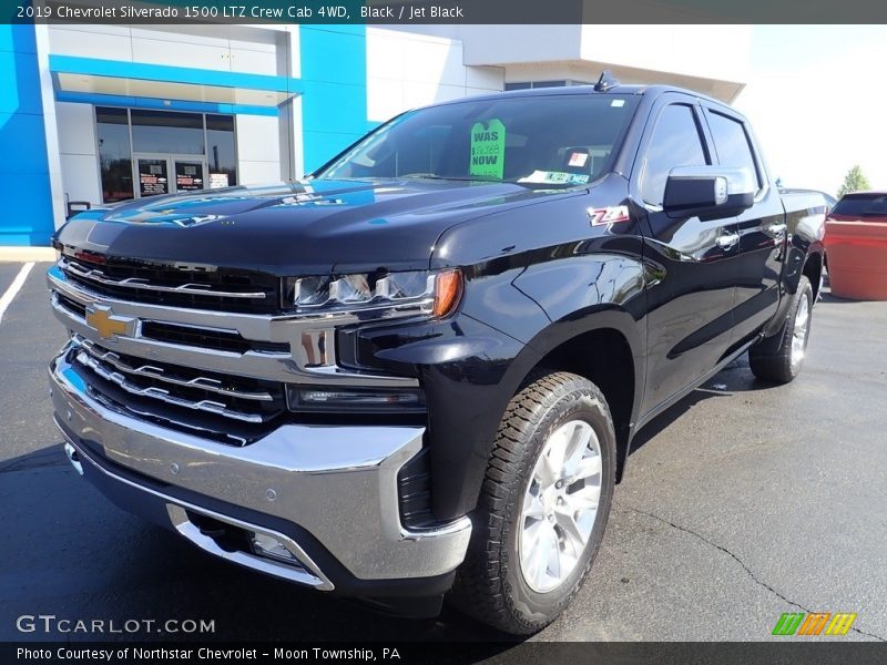Black / Jet Black 2019 Chevrolet Silverado 1500 LTZ Crew Cab 4WD