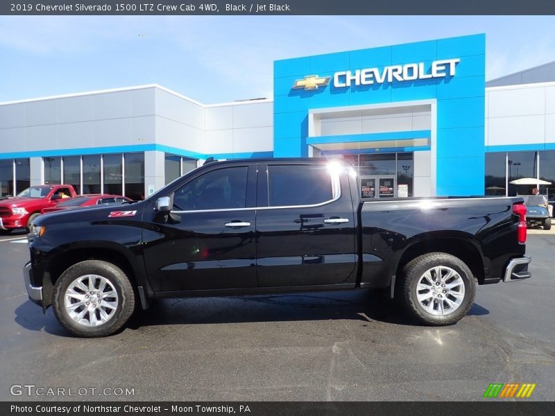 Black / Jet Black 2019 Chevrolet Silverado 1500 LTZ Crew Cab 4WD