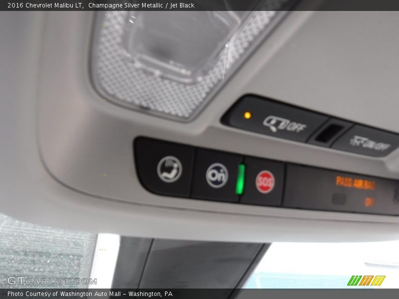 Champagne Silver Metallic / Jet Black 2016 Chevrolet Malibu LT