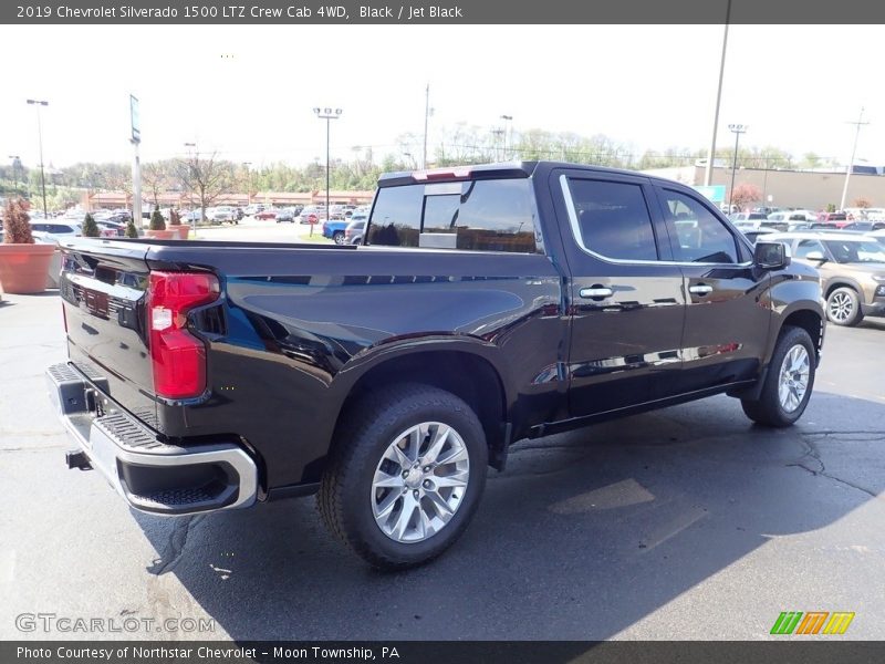 Black / Jet Black 2019 Chevrolet Silverado 1500 LTZ Crew Cab 4WD