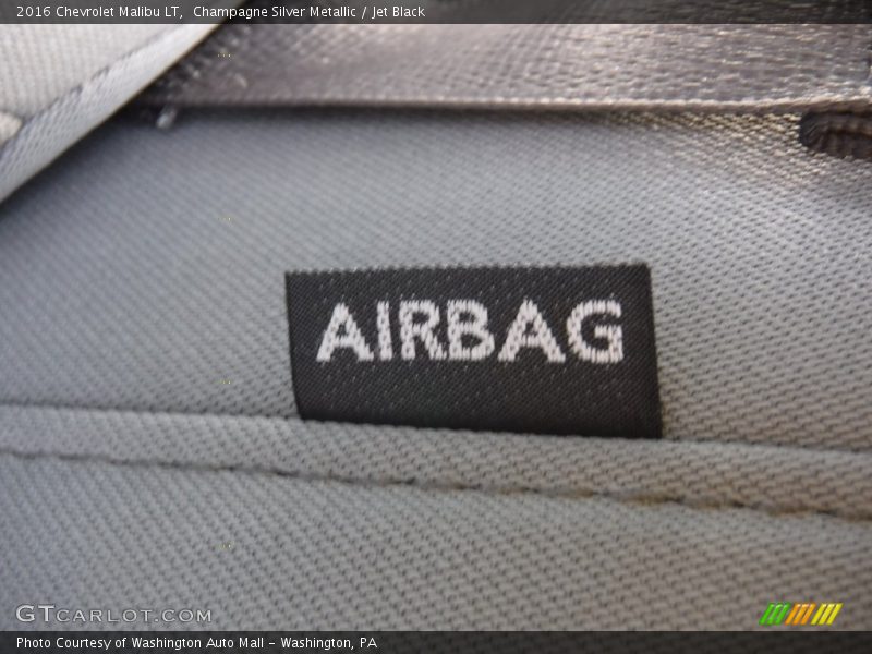Champagne Silver Metallic / Jet Black 2016 Chevrolet Malibu LT