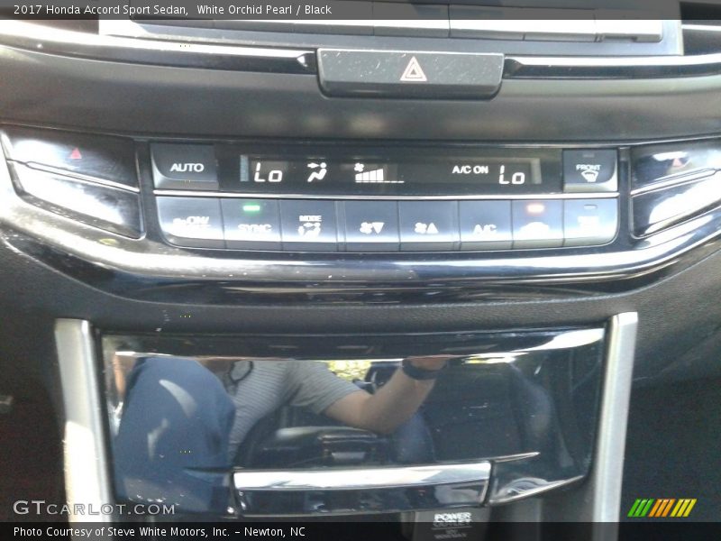 White Orchid Pearl / Black 2017 Honda Accord Sport Sedan