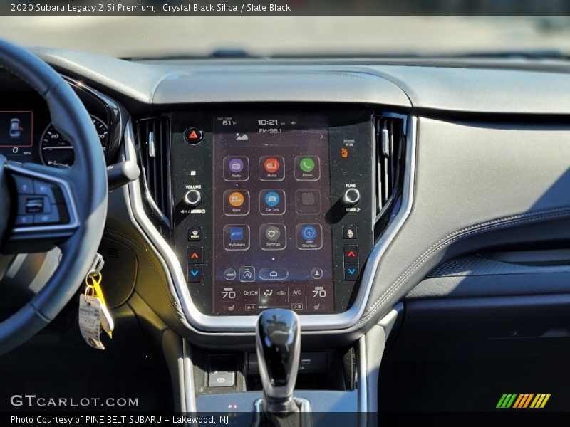 Crystal Black Silica / Slate Black 2020 Subaru Legacy 2.5i Premium