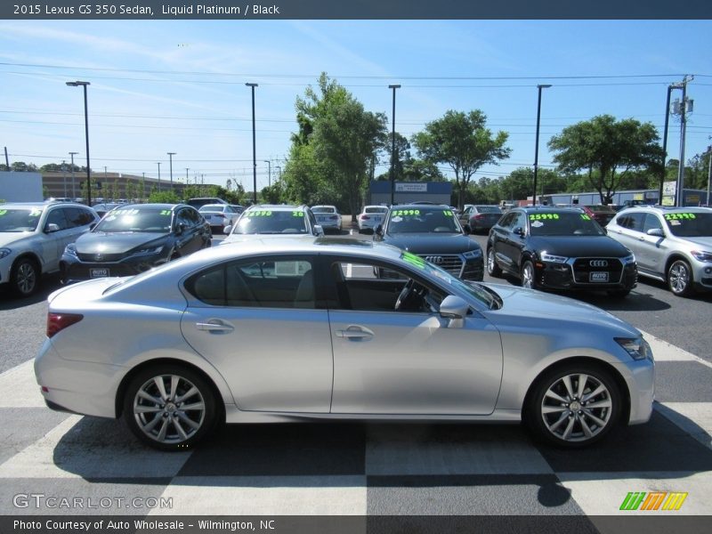 Liquid Platinum / Black 2015 Lexus GS 350 Sedan