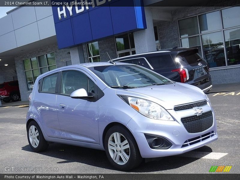 Grape Ice / Silver/Silver 2014 Chevrolet Spark LT
