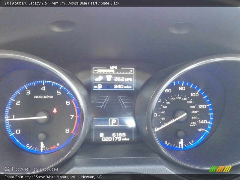 Abyss Blue Pearl / Slate Black 2019 Subaru Legacy 2.5i Premium