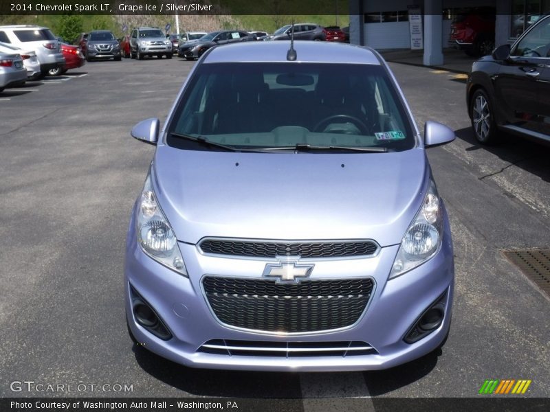 Grape Ice / Silver/Silver 2014 Chevrolet Spark LT