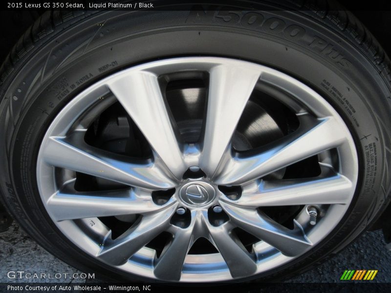 Liquid Platinum / Black 2015 Lexus GS 350 Sedan