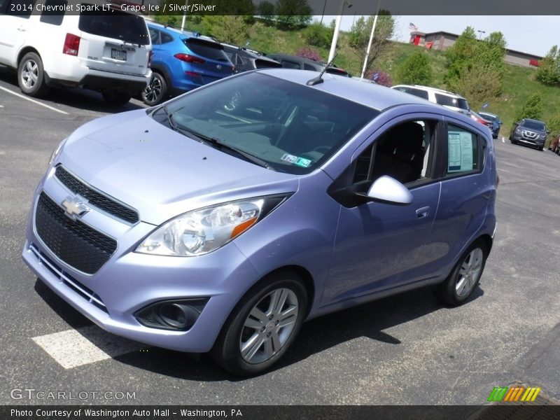 Grape Ice / Silver/Silver 2014 Chevrolet Spark LT