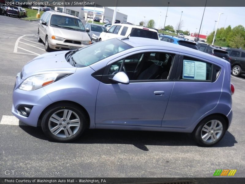 Grape Ice / Silver/Silver 2014 Chevrolet Spark LT
