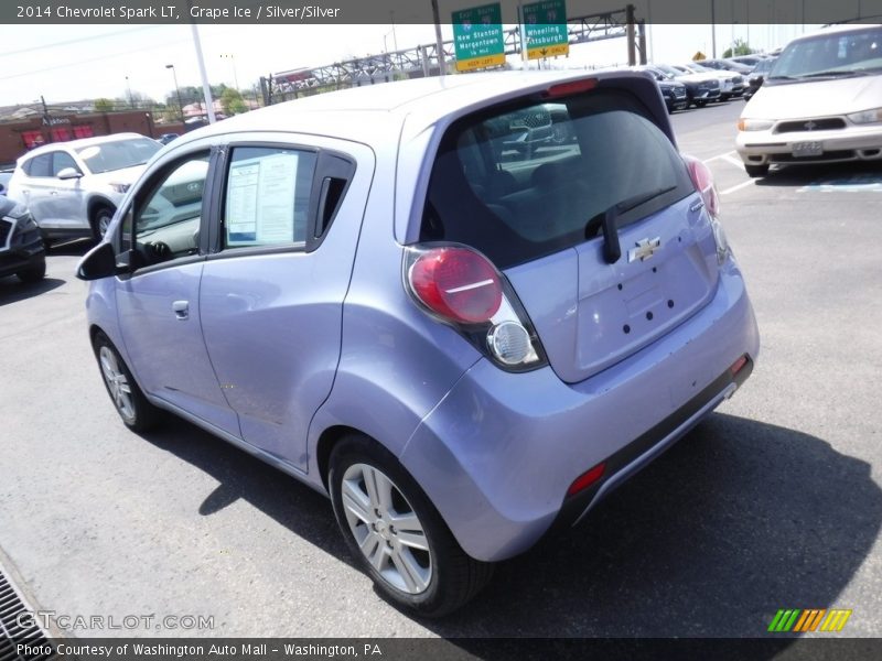 Grape Ice / Silver/Silver 2014 Chevrolet Spark LT