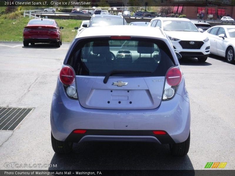 Grape Ice / Silver/Silver 2014 Chevrolet Spark LT