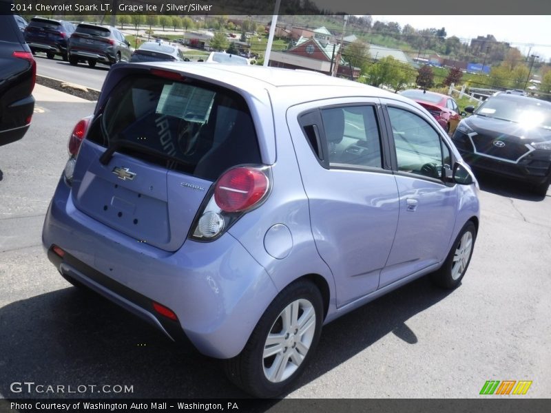Grape Ice / Silver/Silver 2014 Chevrolet Spark LT