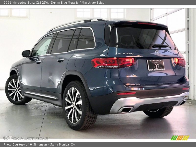 Denim Blue Metallic / Macchiato Beige 2021 Mercedes-Benz GLB 250
