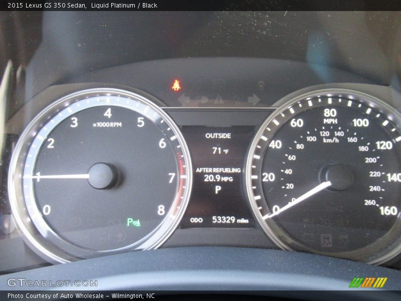 Liquid Platinum / Black 2015 Lexus GS 350 Sedan