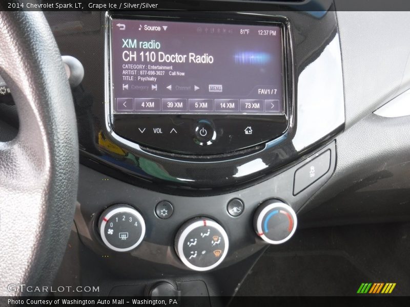 Grape Ice / Silver/Silver 2014 Chevrolet Spark LT