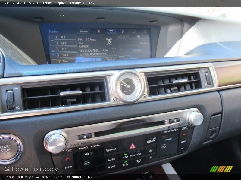 Liquid Platinum / Black 2015 Lexus GS 350 Sedan