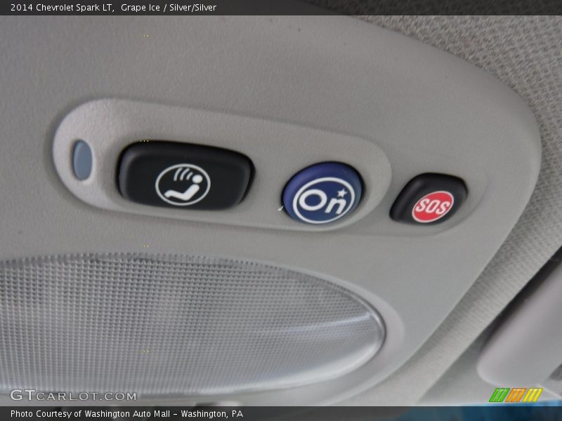 Grape Ice / Silver/Silver 2014 Chevrolet Spark LT